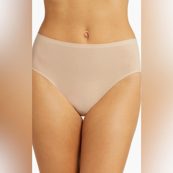 Chantelle Womens One Size Beige High Waisted Brief Panty NWT see pics - Picture 2 of 8